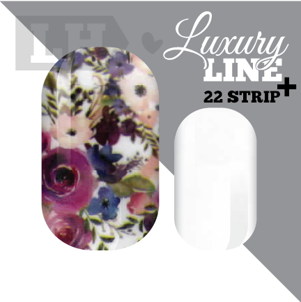 Deep Floral Charm Nail Wraps