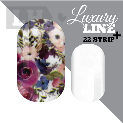Deep Floral Charm Nail Wraps