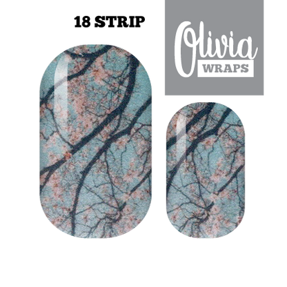 Cherry Blossom Branches Nail Wraps