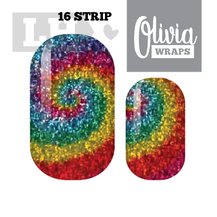 Oh My Tie Dye Nail Wraps