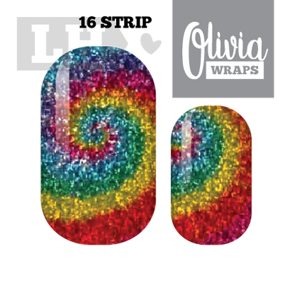 Oh My Tie Dye Nail Wraps