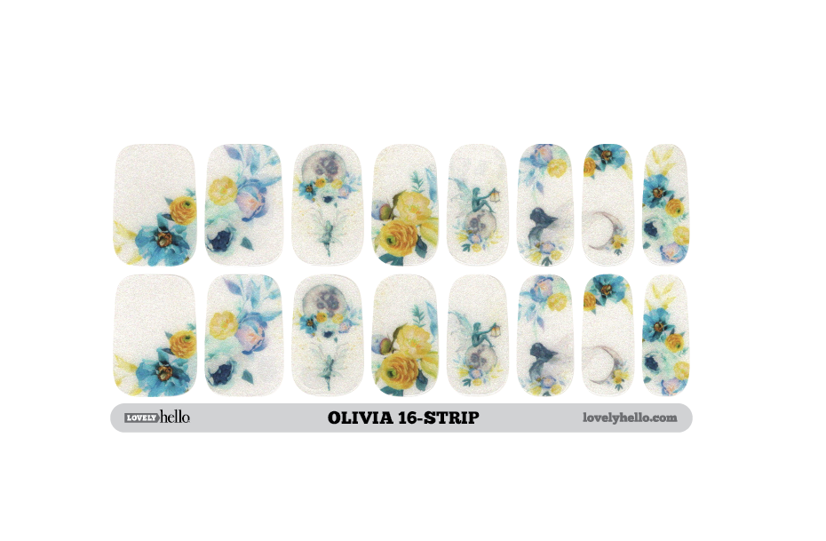 Fairies and Flowers Nail Wraps