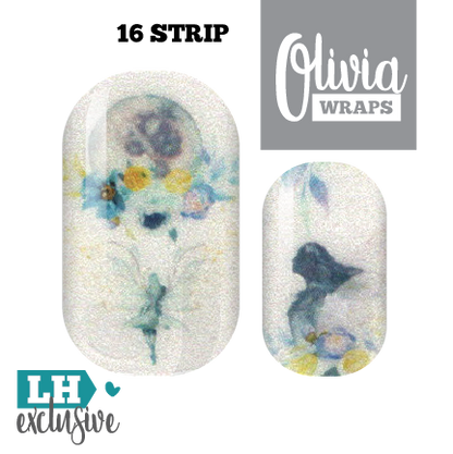 Fairies and Flowers Nail Wraps