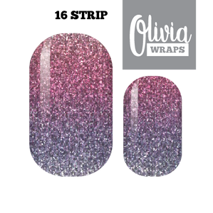 Sunsets of Glitter Nail Wraps