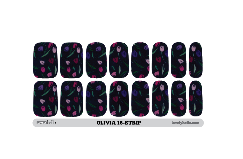 Trendy Tulip Nail Wraps