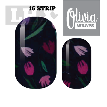 Trendy Tulip Nail Wraps