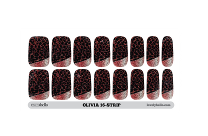 Modern Leopard Glam Nail Wraps