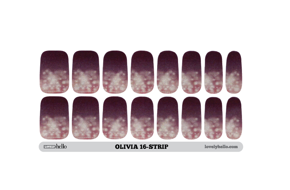 Plum Celebration Nail Wraps