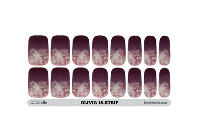 Plum Celebration Nail Wraps