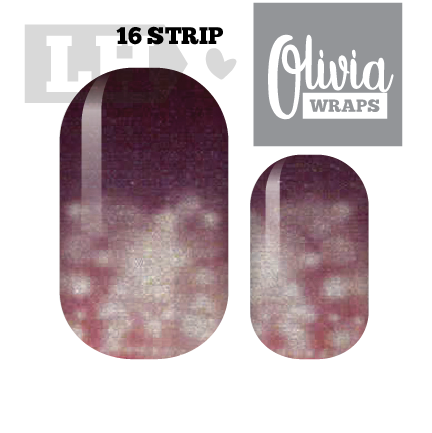 Plum Celebration Nail Wraps