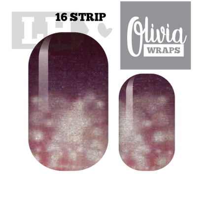 Plum Celebration Nail Wraps