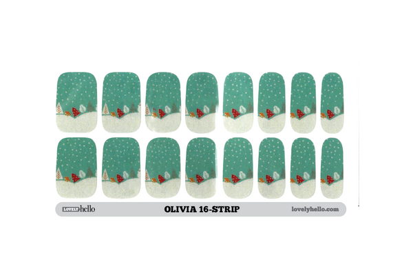 Winter Treescape Nail Wraps