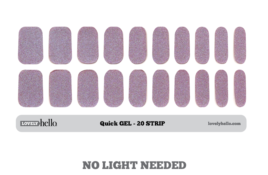 Lavender Rose Magic Quick Gel Nail Wraps