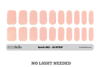 Peachy Mint Quick Gel Nail Wraps