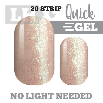 Peachy Mint Quick Gel Nail Wraps