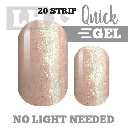 Peachy Mint Quick Gel Nail Wraps