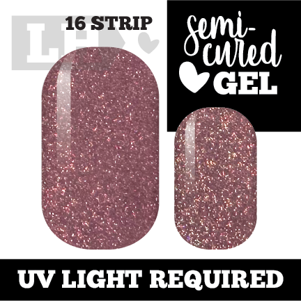 Pink Sugar Shimmer Nail Wraps