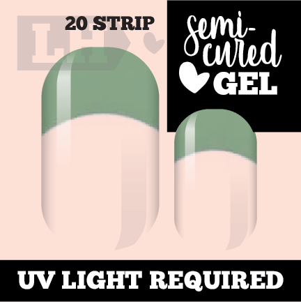 Seafoam Tips Gellie Nail Wraps