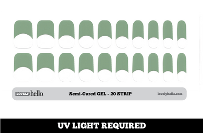 Seafoam Tips Gellie Nail Wraps