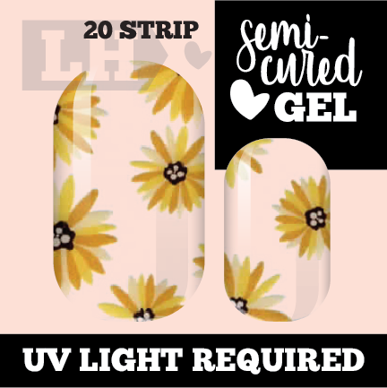 Sweet Sunflower Nail Wraps