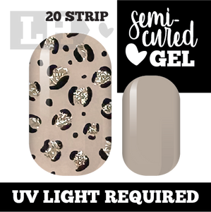 Taupe Leopard Nail Wraps