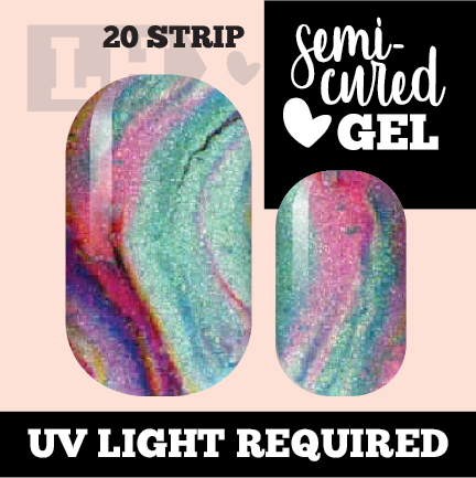 Color Swirl Nail Wraps