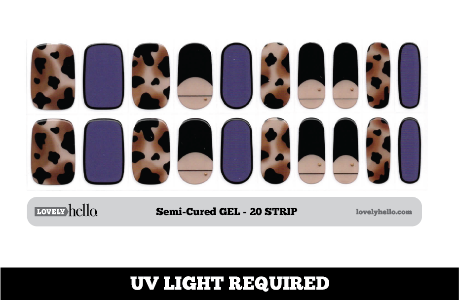 Plum Tortoise Nail Wraps