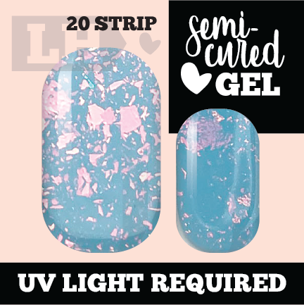 Sky Flakie Nail Wraps