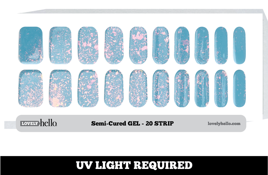Sky Flakie Nail Wraps