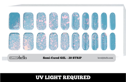 Sky Flakie Nail Wraps