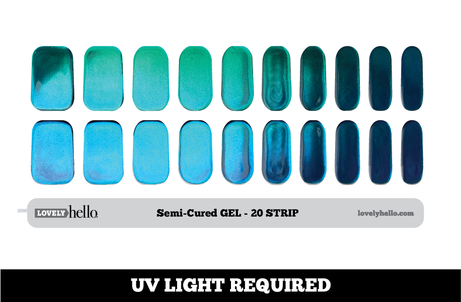 Mermaids Semi-Cured Nail Wraps